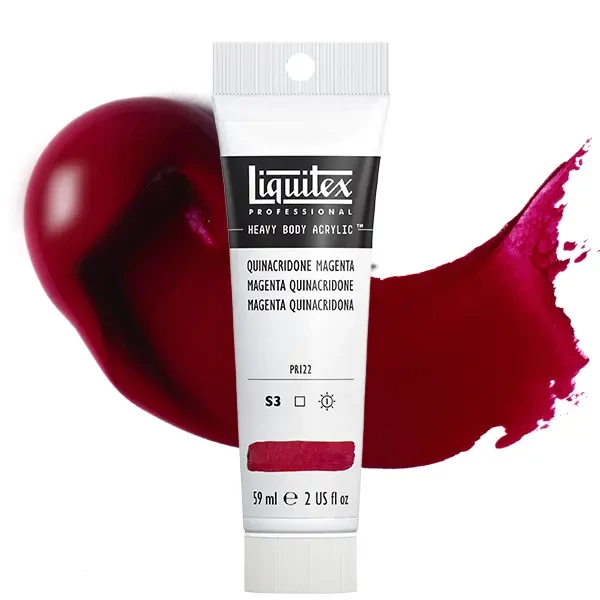 Liquitex Heavy Body akrilfesték, 59 ml - 114, quinacridone magenta