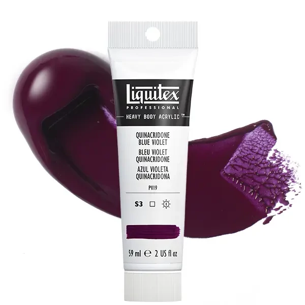 Liquitex Heavy Body akrilfesték, 59 ml - 118, quinacridone blue violet