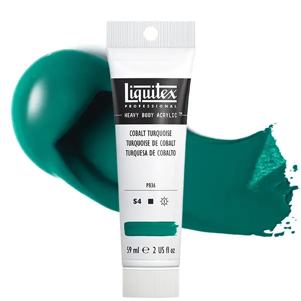 Liquitex Heavy Body akrilfesték, 59 ml - 169, cobalt turquoise