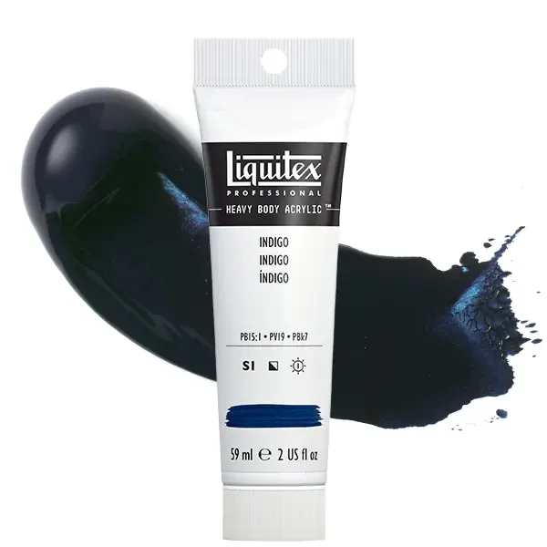 Liquitex Heavy Body akrilfesték, 59 ml - 208, indigo