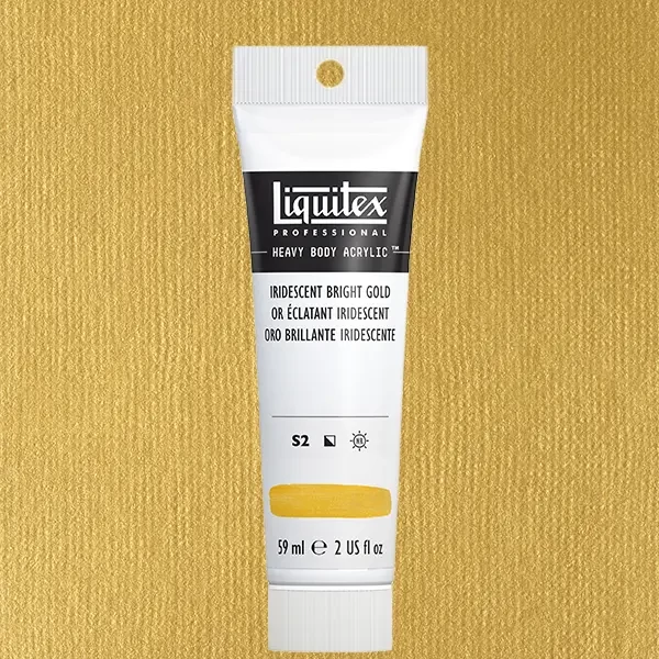 Liquitex Heavy Body akrilfesték, 59 ml - 234, iridescent bright gold