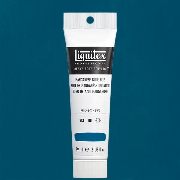 Liquitex Heavy Body akrilfesték, 59 ml - 275, manganese blue hue