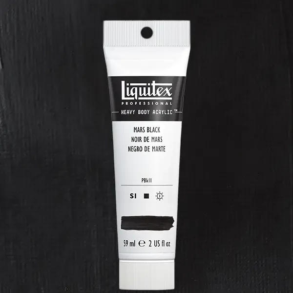 Liquitex Heavy Body akrilfesték, 59 ml - 276, mars black