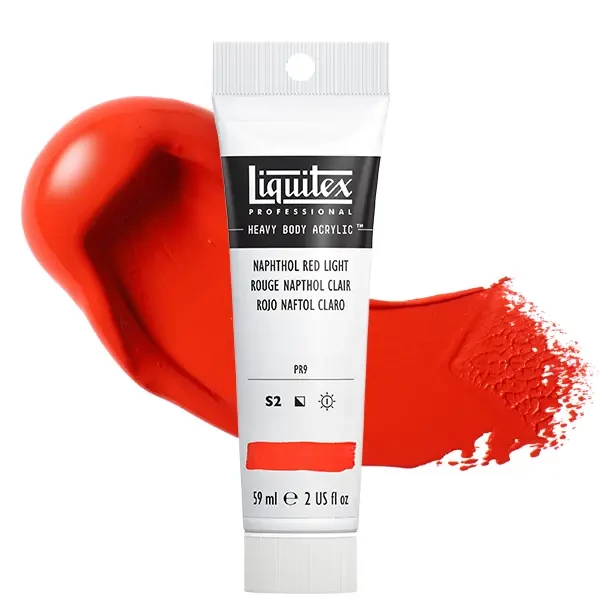 Liquitex Heavy Body akrilfesték, 59 ml - 294, naphthol red light