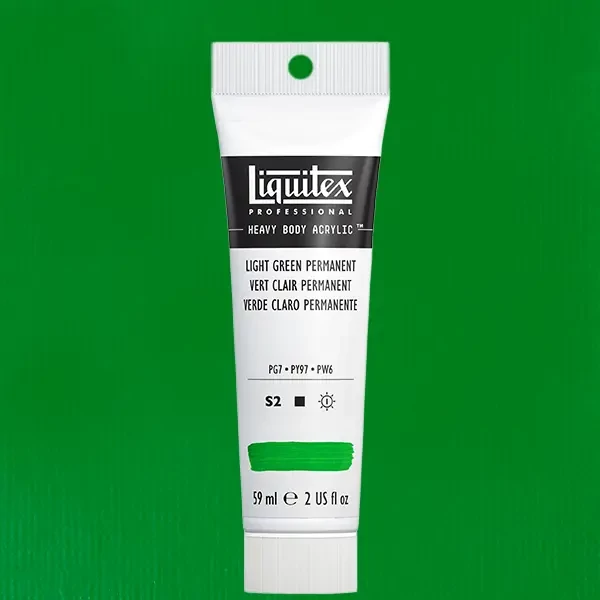 Liquitex Heavy Body akrilfesték, 59 ml - 312, light green permanent