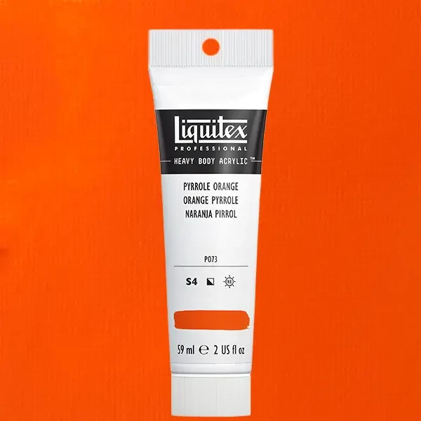 Liquitex Heavy Body akrilfesték, 59 ml - 323, pyrrole orange