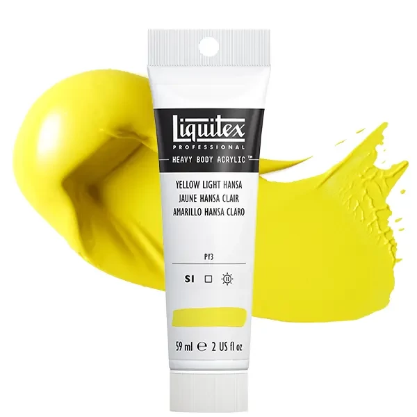 Liquitex Heavy Body akrilfesték, 59 ml - 411, yellow light hansa