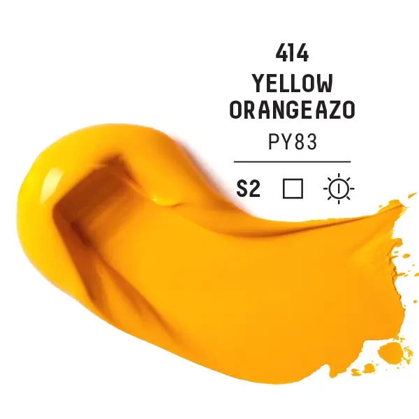 Liquitex Heavy Body akrilfesték, 59 ml - 414, yellow orange azo