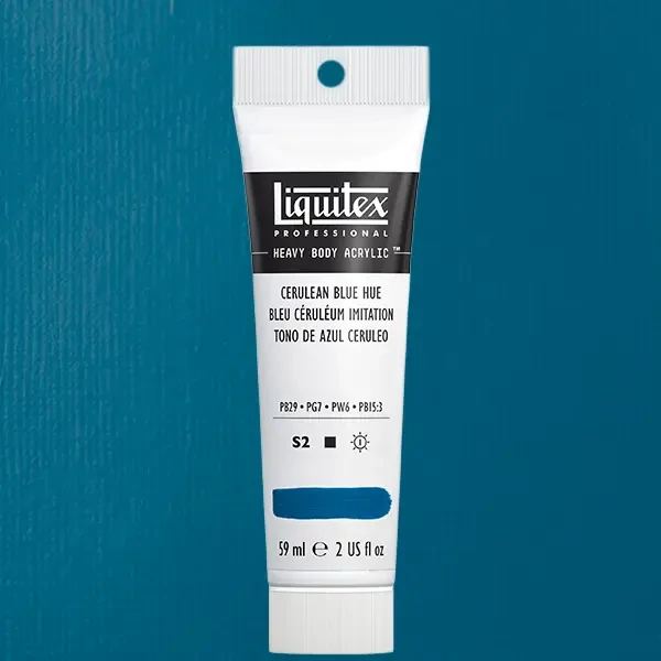 Liquitex Heavy Body akrilfesték, 59 ml - 470, cerulean blue hue