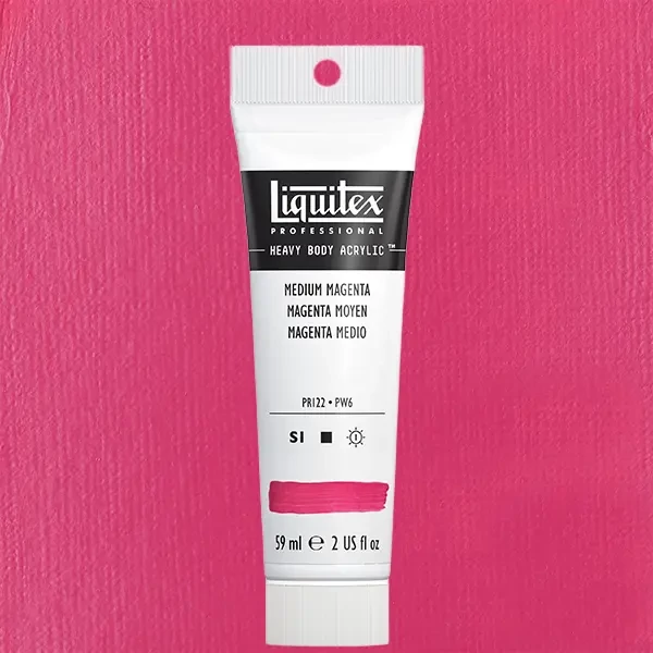 Liquitex Heavy Body akrilfesték, 59 ml - 500, medium magenta
