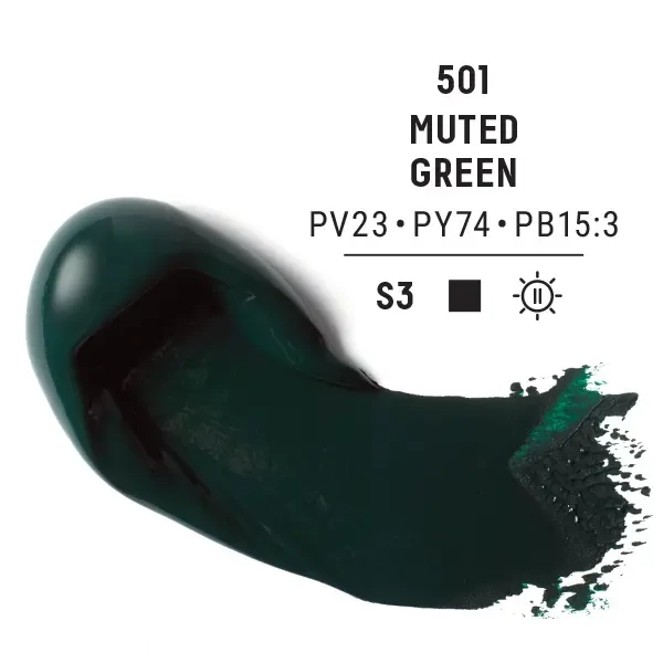 Liquitex Heavy Body akrilfesték, 59 ml - 501, muted green