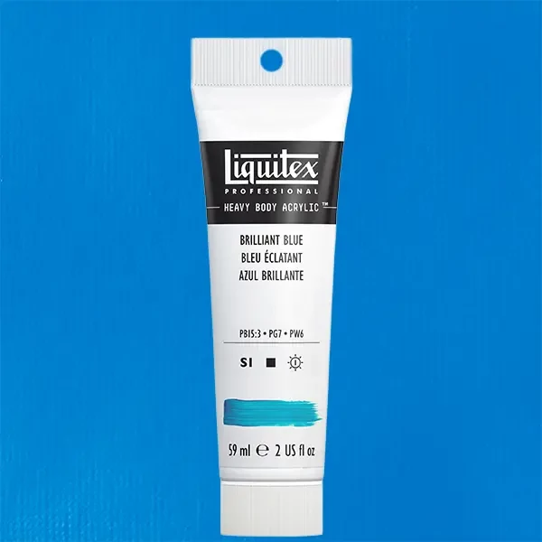 Liquitex Heavy Body akrilfesték, 59 ml - 570, brilliant blue