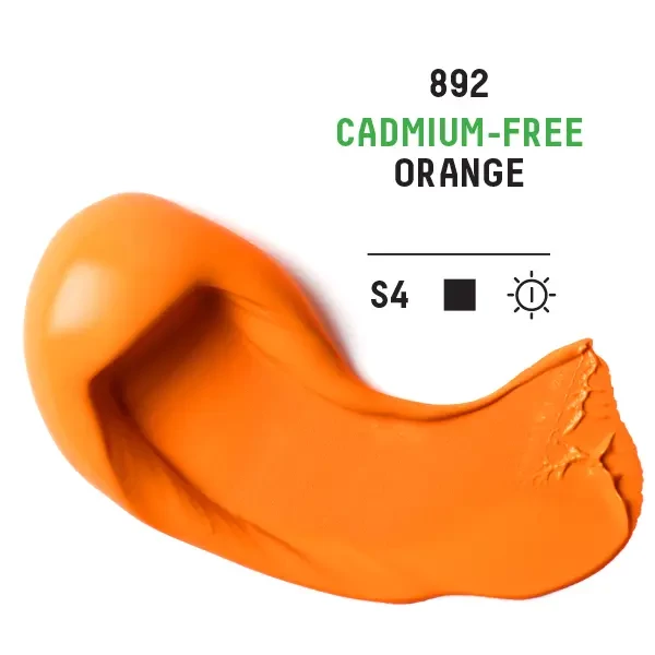 Liquitex Heavy Body akrilfesték, 59 ml - 892, cadmium-free orange