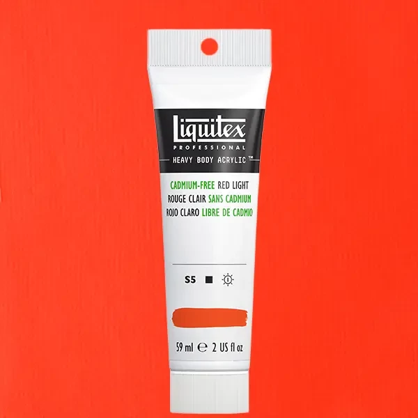Liquitex Heavy Body akrilfesték, 59 ml - 893, cadmium-free red light
