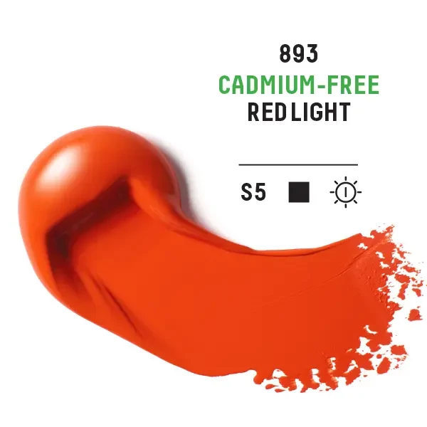Liquitex Heavy Body akrilfesték, 59 ml - 893, cadmium-free red light