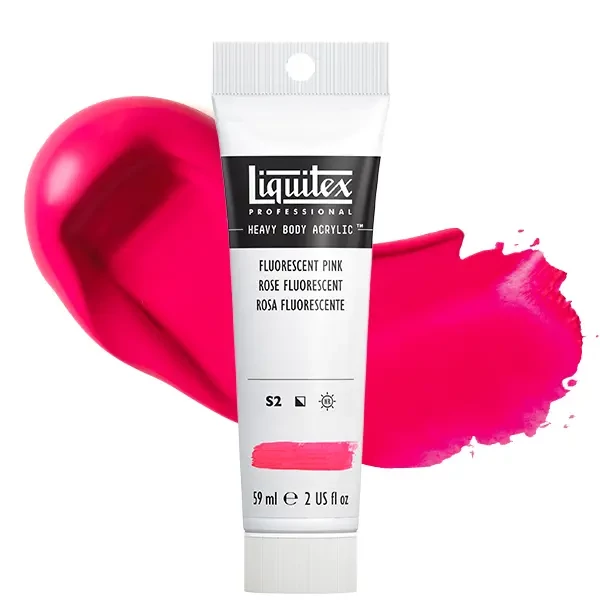 Liquitex Heavy Body akrilfesték, 59 ml - 987, fluorescent pink