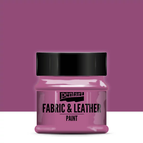 Pentart textil- és bőrfesték, 50 ml - magenta