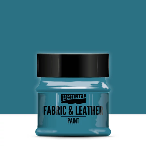 Pentart textil- és bőrfesték, 50 ml - türkizkék