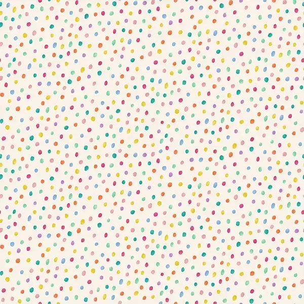 Patchwork anyag - Makower - Hello Spring Spots Cream 088/Q
