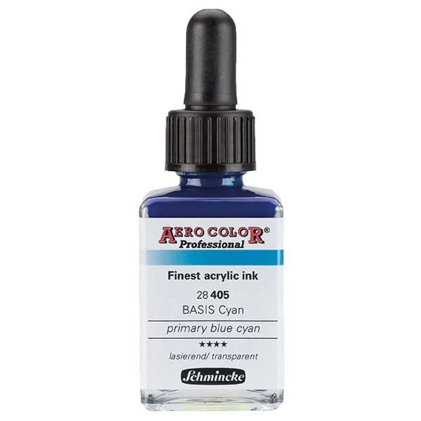 Schmincke AERO COLOR Professional akriltinta, 28 ml - 405, primary blue cyan