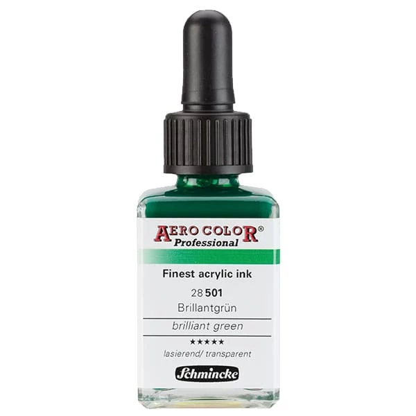 Schmincke AERO COLOR Professional akriltinta, 28 ml - 501, brilliant green