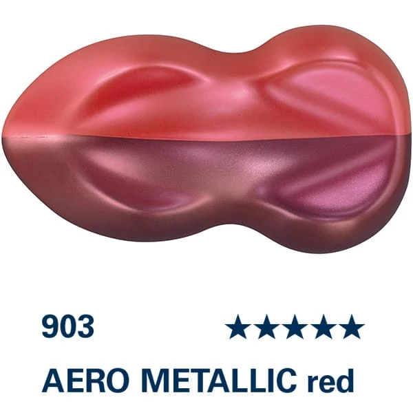 Schmincke AERO COLOR Professional akriltinta, 28 ml - 903, AERO METALLIC red