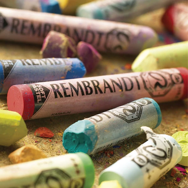 Rembrandt porpasztell krétakészlet - 90 db, tájkép
