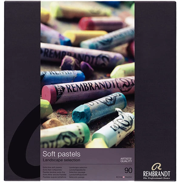 Rembrandt porpasztell krétakészlet - 90 db, tájkép