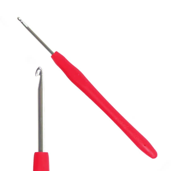 Horgolótű fonalhoz ergonomikus szilikon nyéllel, DMC - 3,5 mm