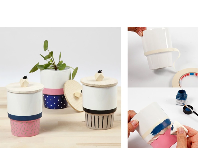 Bögrék dekorálása porcelánfestéssel