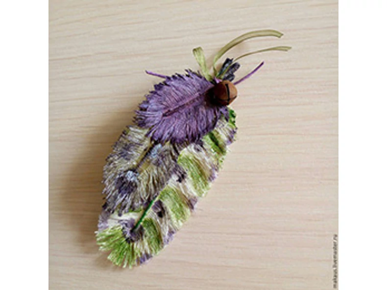 Madártoll készítés - patchwork anyagokból