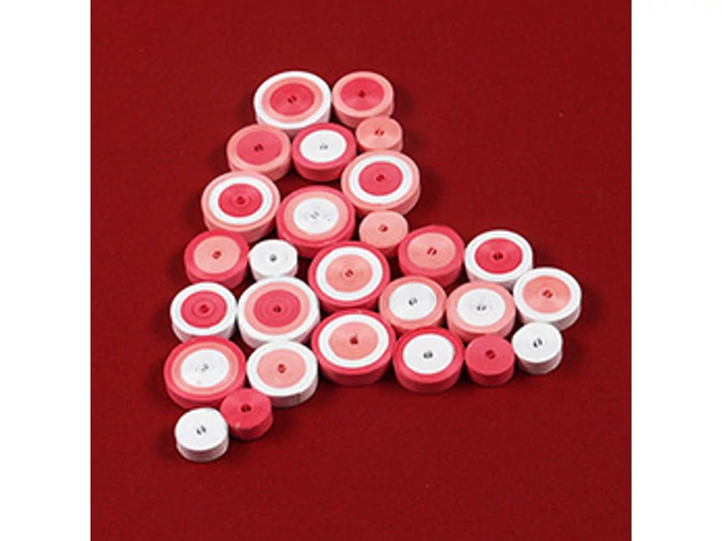 Quilling szív egyszerűen