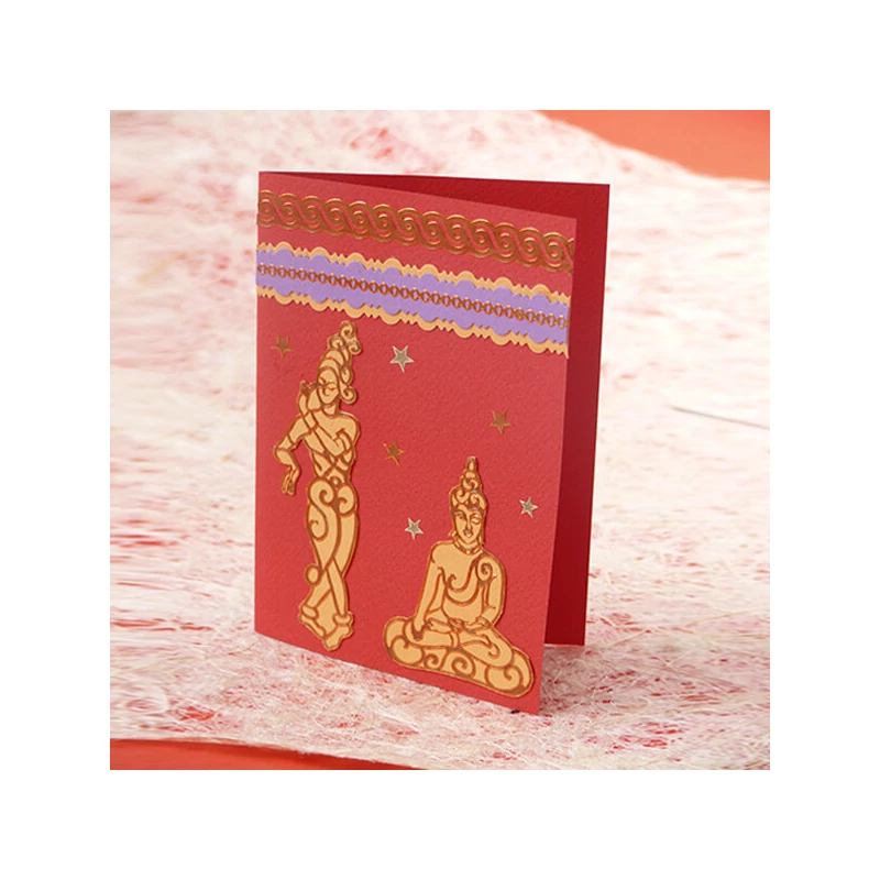 Kontúrmatrica - thaiföld, arany, 0027  - AKCIÓS