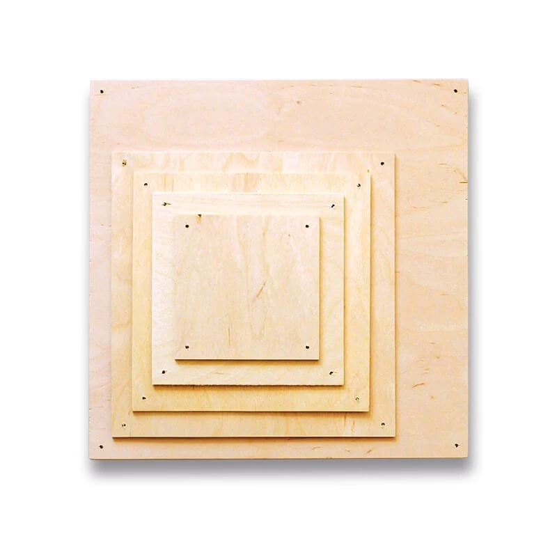 Fa lap szalvéta technikához - 16x16 cm, rétegelt lemez