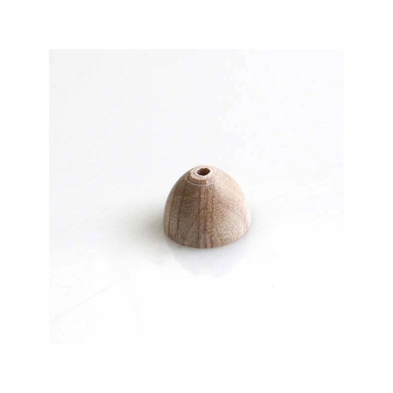 Félgömb alakú üreges fagyöngy - 14x10,5 mm