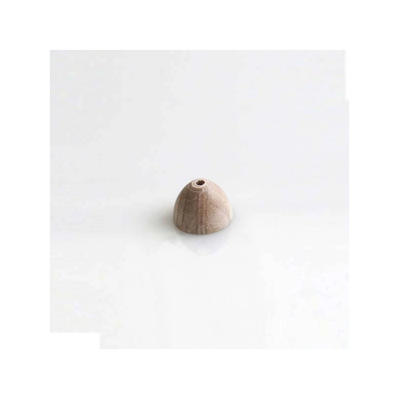 Félgömb alakú üreges fagyöngy - 10x7,5 mm