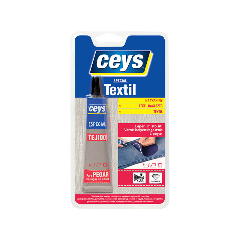 Ceys, Textilceys textilragasztó, 30 ml