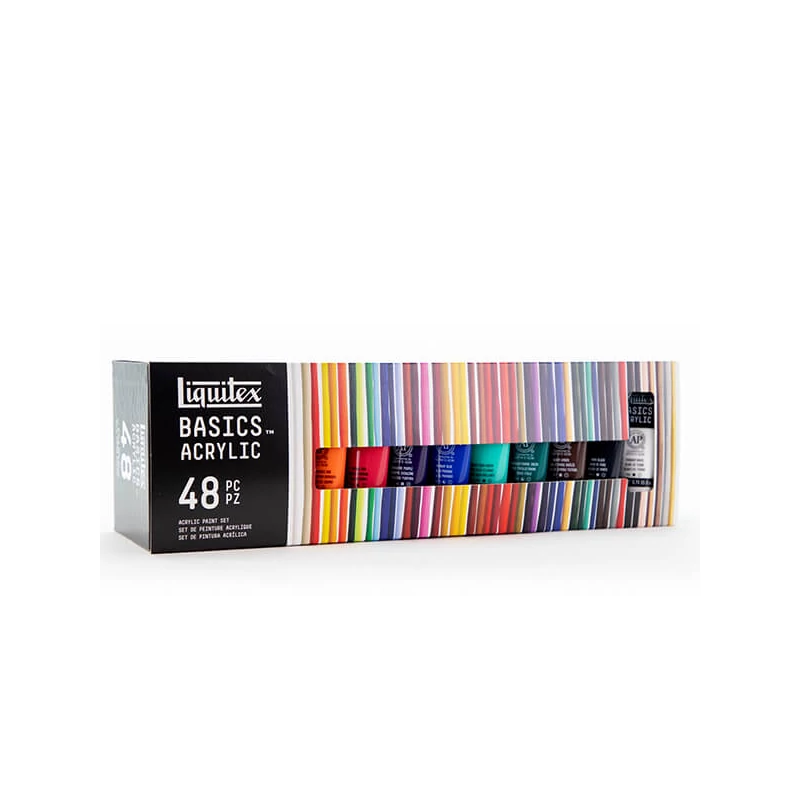 Liquitex Basics akrilfesték készlet - 48x22 ml