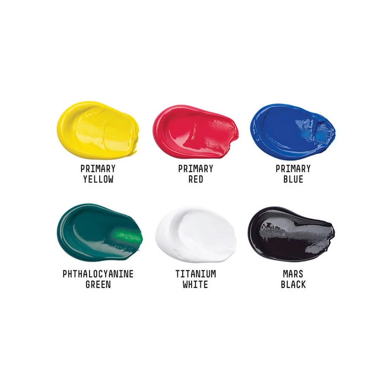 Liquitex Basics akrilfesték készlet - 6x22 ml