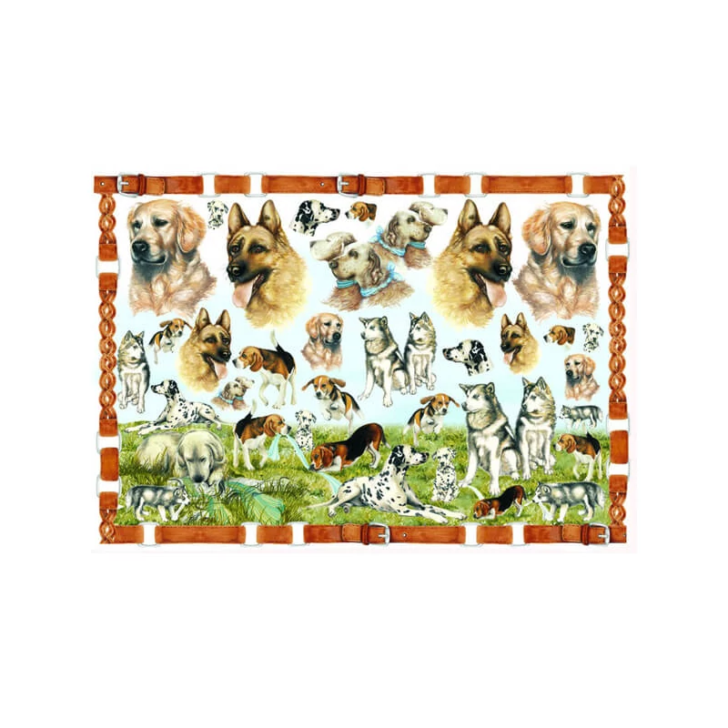 Esprimo decoupage papír - kutyák