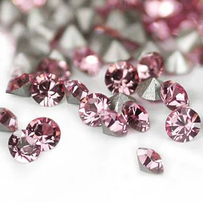 1028 Swarovski Xilion Chaton PP13 - Rose