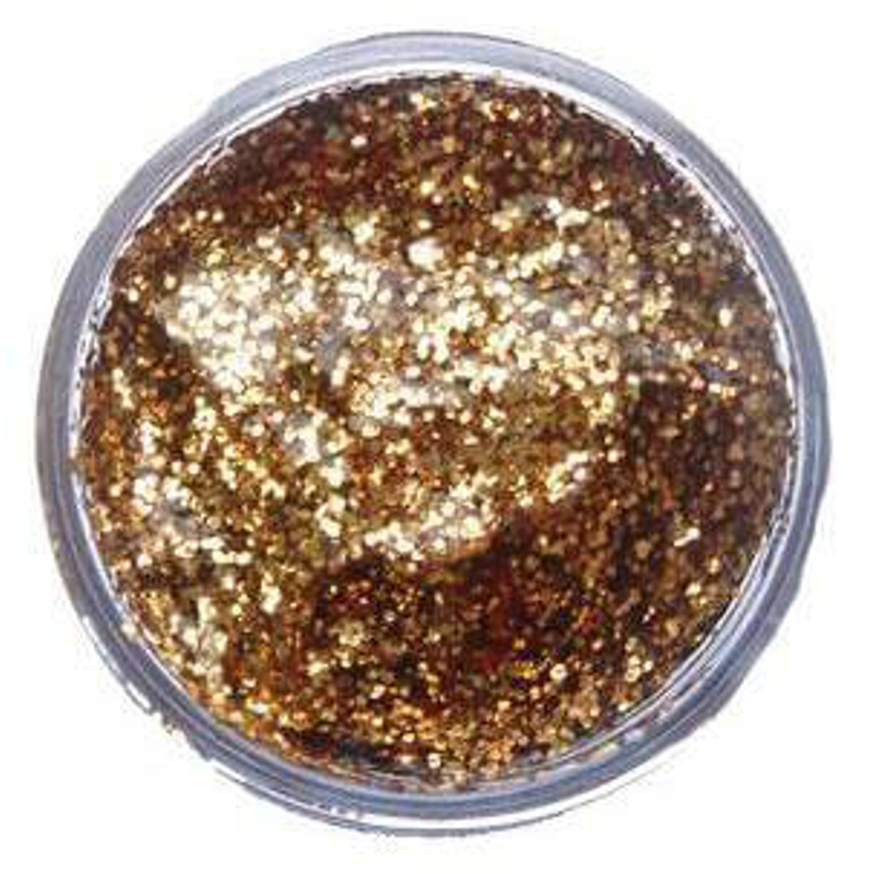 Snazaroo glitter gél - yellow gold