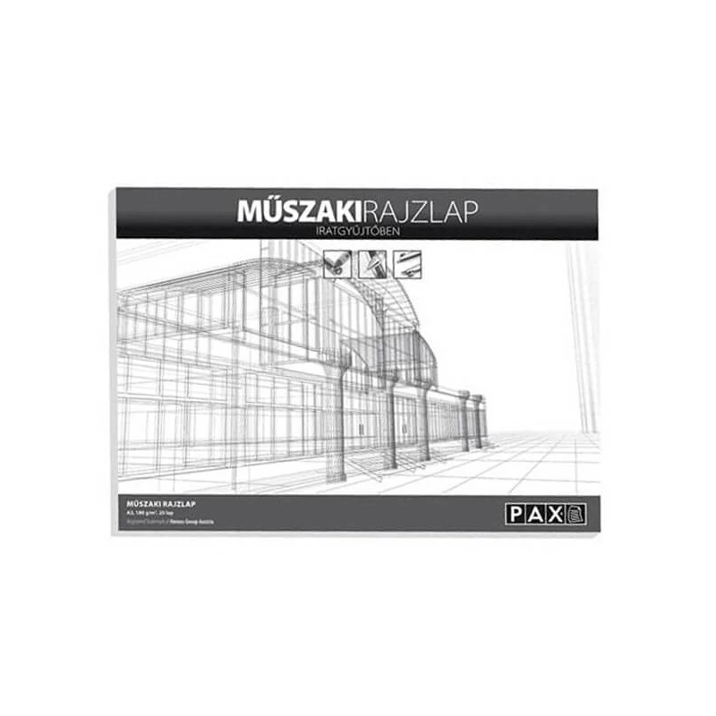 Műszaki rajzlap (dipa), 180 g - A3, 20 db