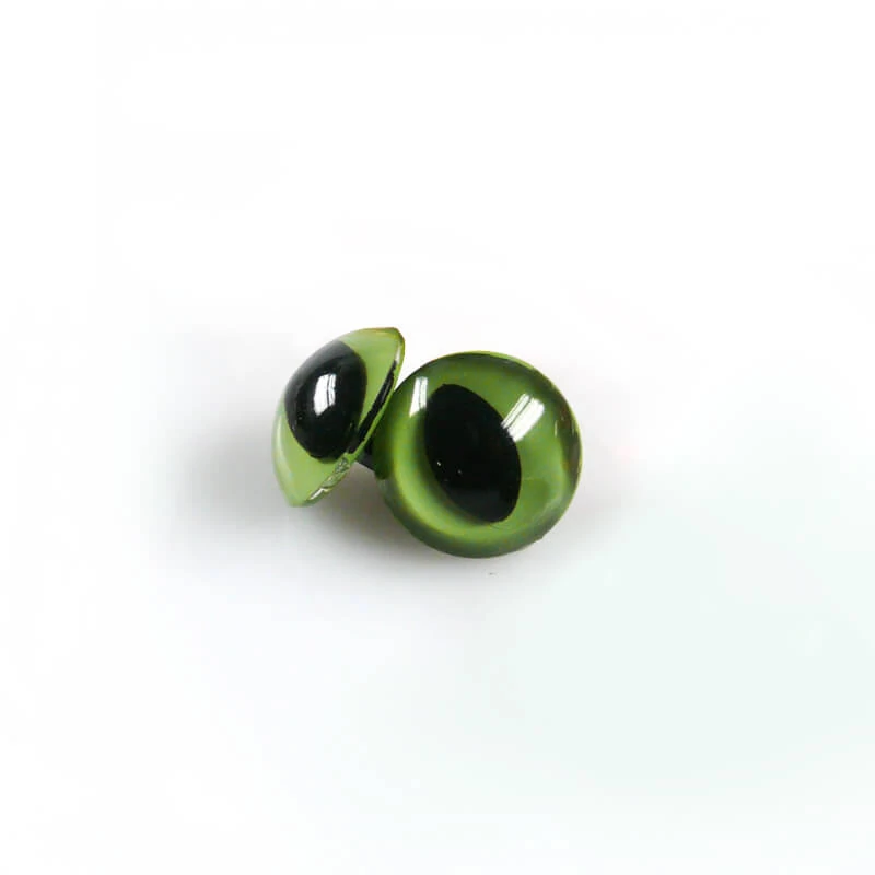 Állatszem, varrható, macska - 12 mm, 2 db