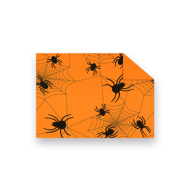 Fotókarton, 49,5x68 cm - Halloween - pókok