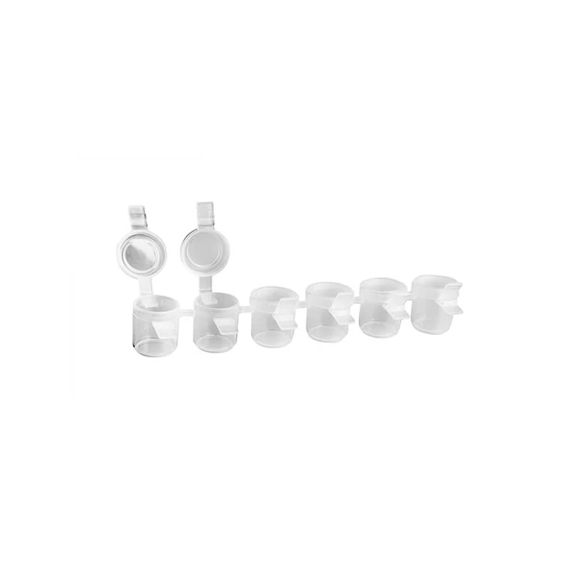 Festékes tégely, 5 ml - műanyag, 6 db