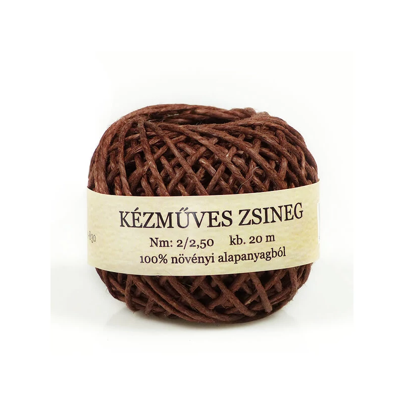 Kenderzsineg gombolyag 20 m - barna