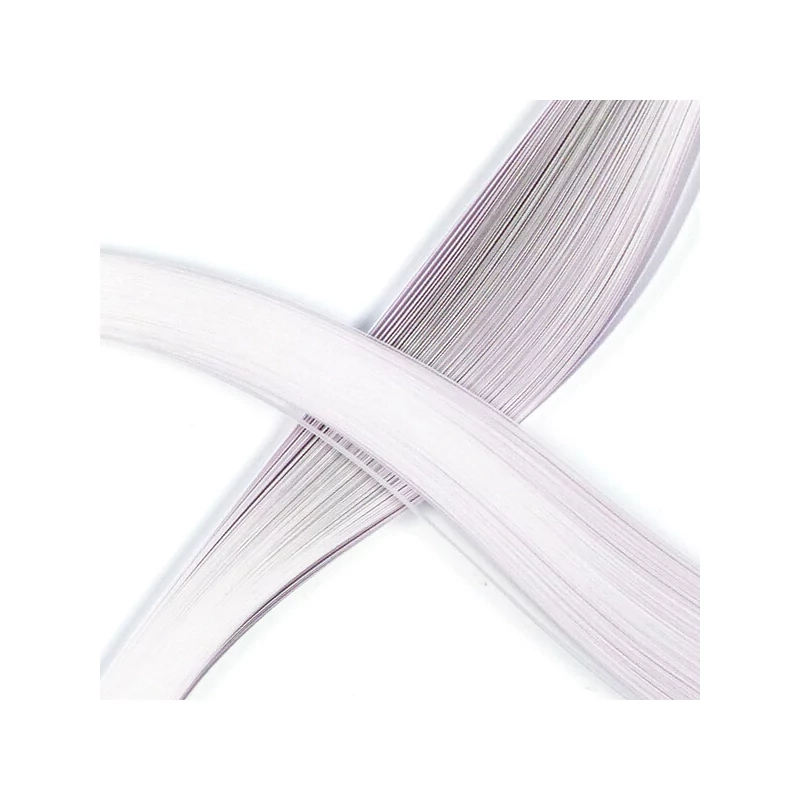 Hobbyművész Quilling papírcsík, 80 g - fehér álom, 3 mm/6 mm, 300 db