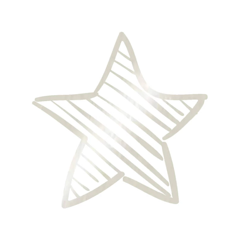 Üveg- és porcelánfilc, Kreul Metallic - 25 kontúr ezüst