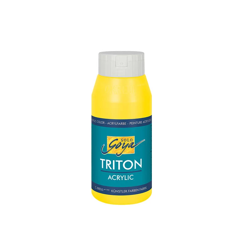 Kreul Solo Goya Triton akrilfesték, 750 ml - 01, genuine yellow light